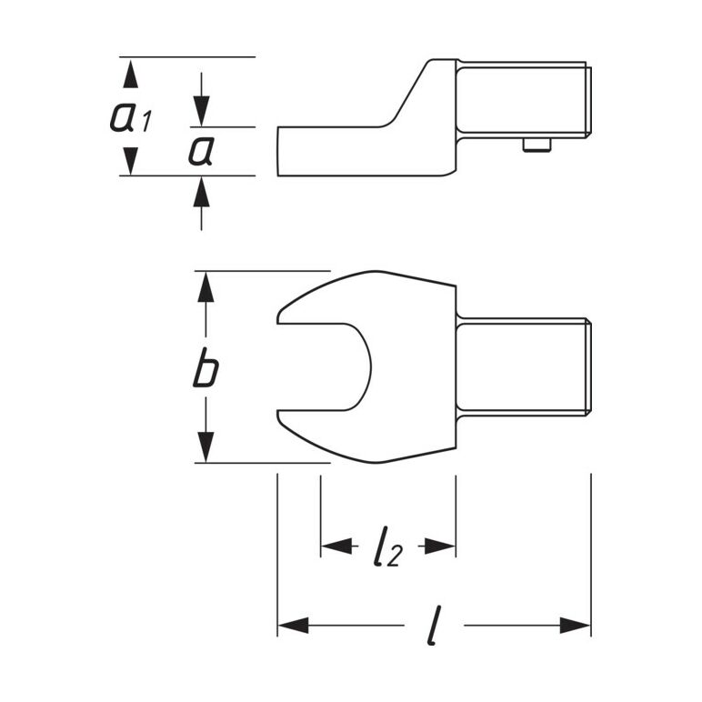 HAZET Einsteck-Maulschlüssel, 9x12 mm, image _ab__is.image_number.default