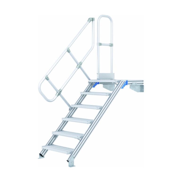 ZARGES LM-Treppe mit Plattform 60° 19 Stufen, 1000 mm breit, Höhe 4.75 m, image 