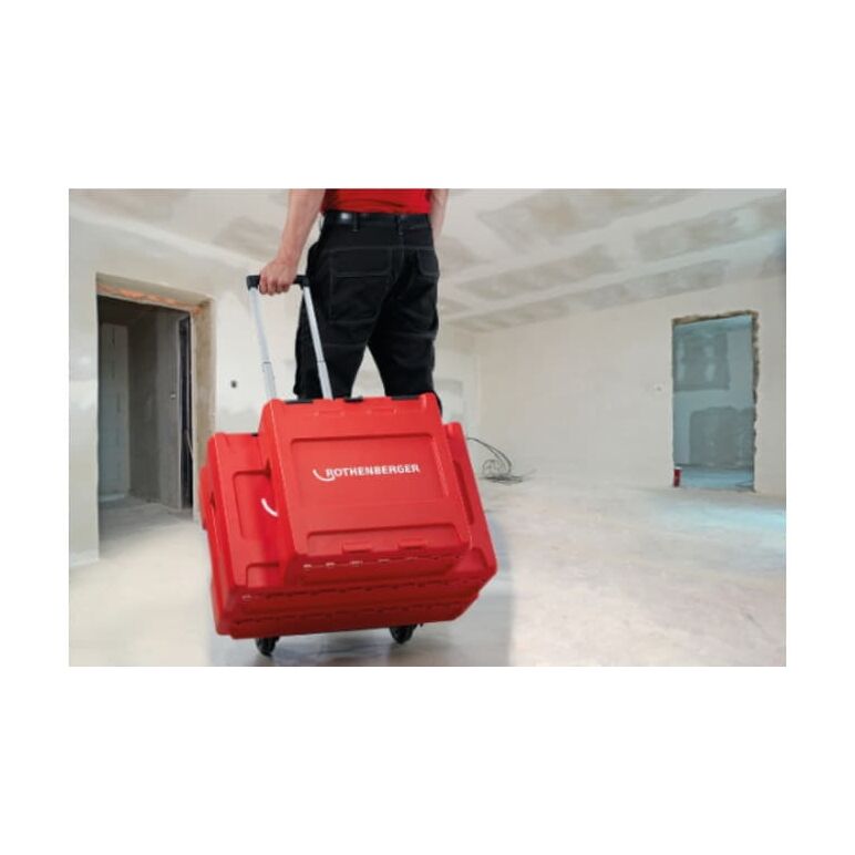 Rothenberger Koffersystem ROCASE 4414 Rot mit Clip für Bedienungsanleitung, image 