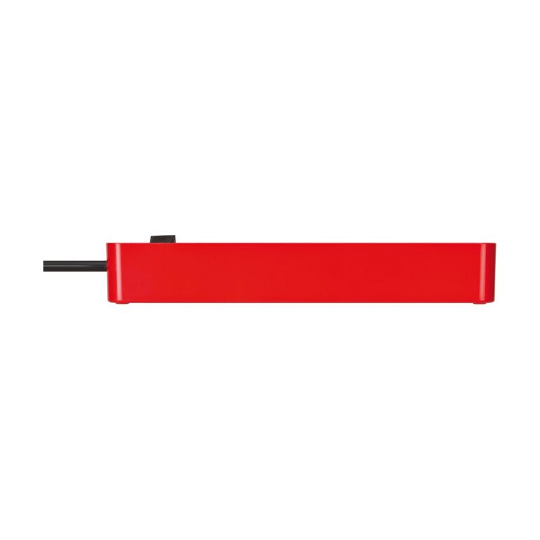 Brennenstuhl Ecolor Steckdosenleiste 4-fach mit USB-Ladebuchse 1,5m Kabel rot/schwarz, image _ab__is.image_number.default