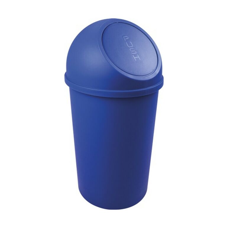 Abfallbehälter H615xØ312mm 25l blau HELIT, image 
