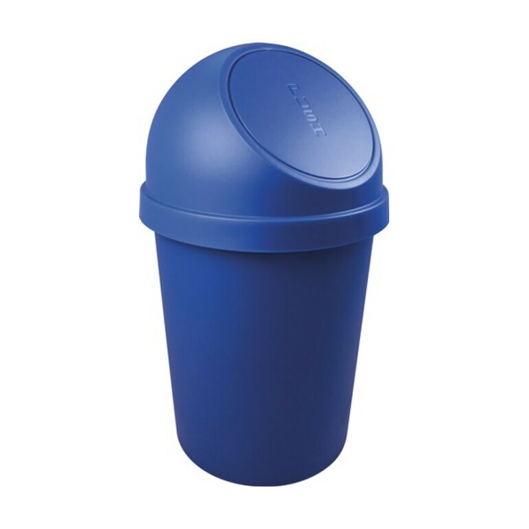 Abfallbehälter H700xØ403mm 45l blau HELIT, image 