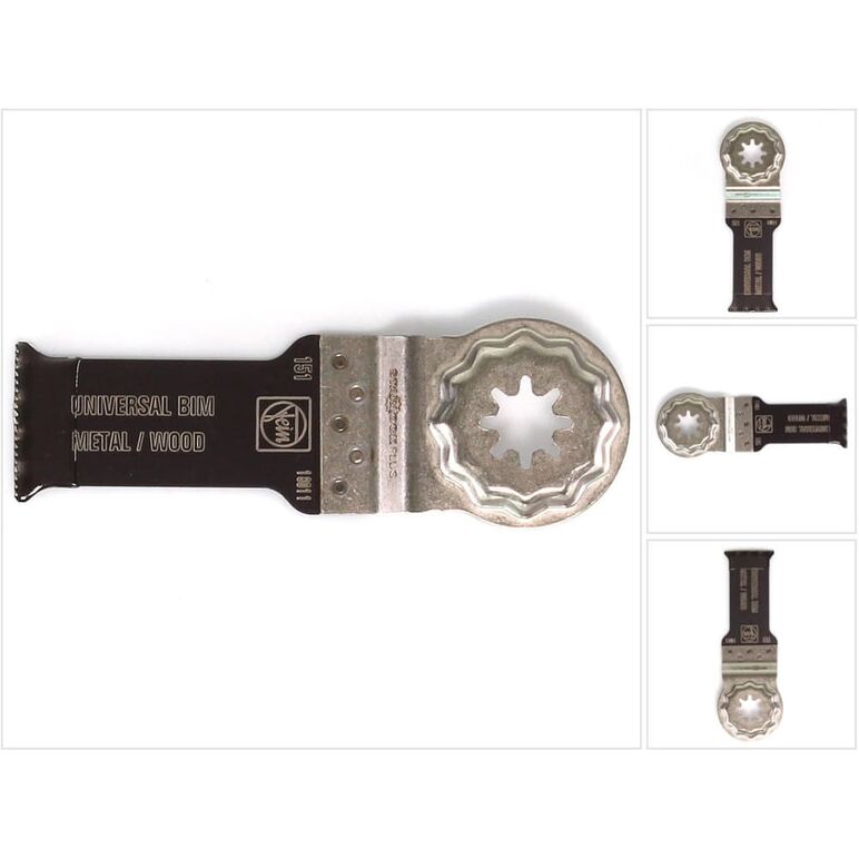 FEIN E-Cut Starlock Plus Sägeblatt Universal 1 Stk. 60 x 28 mm ( 63502151210 ) BI-Metall, image 