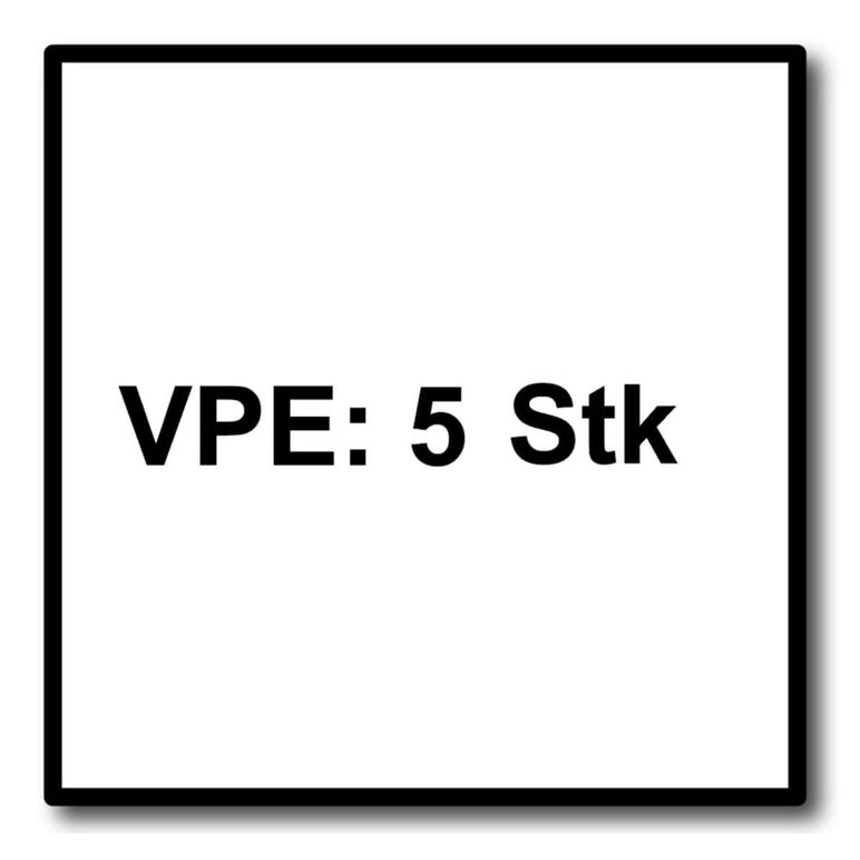 Fein E-Cut Standard Starlock Sägeblatt 5 Stk. 50 x 35 mm ( 63502133230 ) HCS-Stahl, image _ab__is.image_number.default
