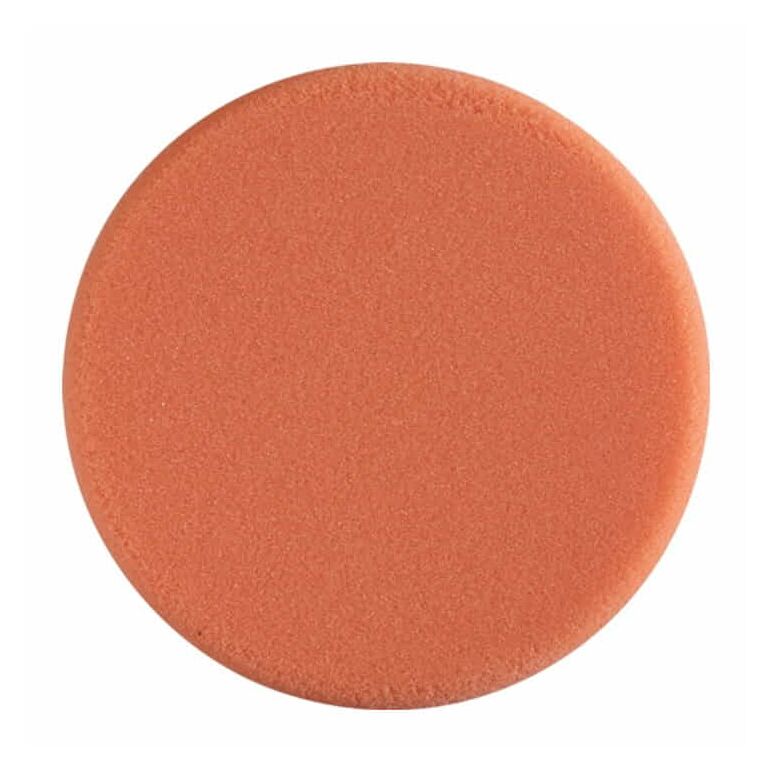 Polierschwamm D.150mm S.25mm medium-hart orange Aufpolieren, image 