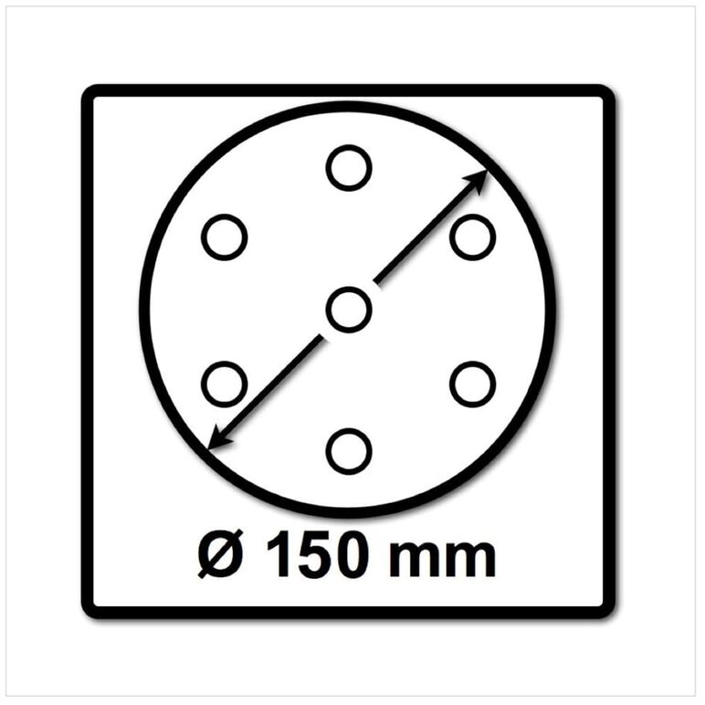 Festool STF D150/16 Schleifscheiben 150 mm Granat P80 GR / 50 Stück ( 496977 ), image _ab__is.image_number.default