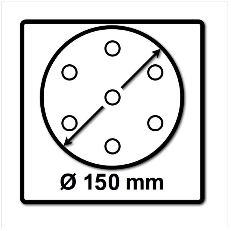 Festool STF D150/16 Schleifscheiben 150 mm Granat P180 GR / 100 Stück ( 496981 ), image _ab__is.image_number.default