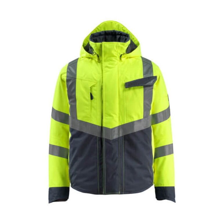 Mascot Hastings Winterjacke hi-vis gelb/schwarzblau, image 