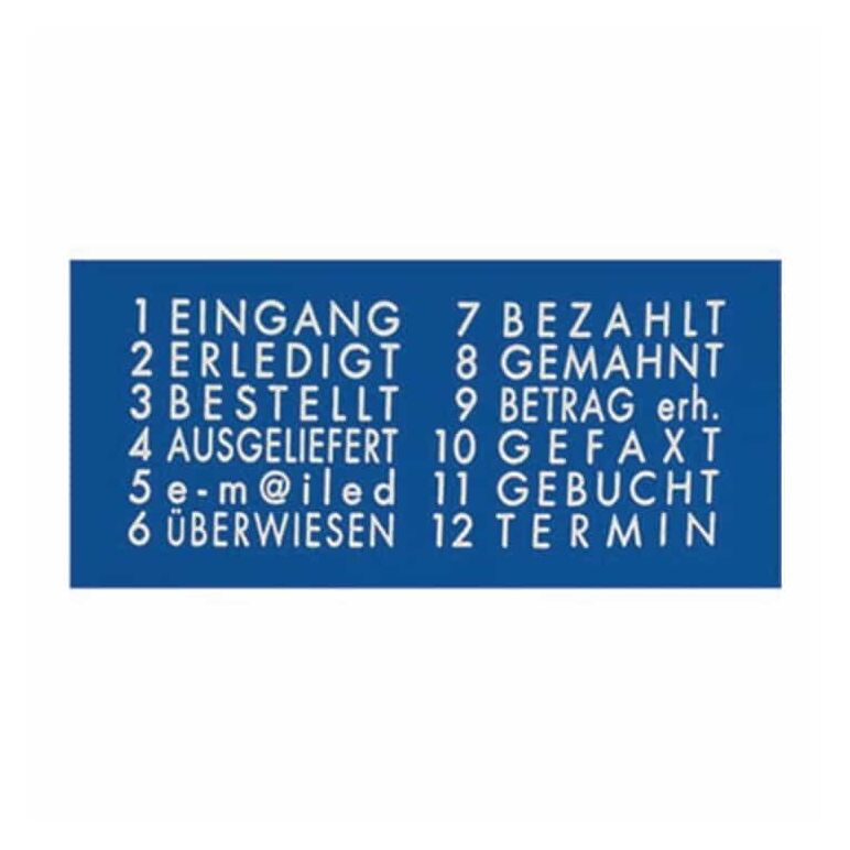 COLOP Datumstempel mini info-dater S120/WD 1453100200 blau/grau, image 