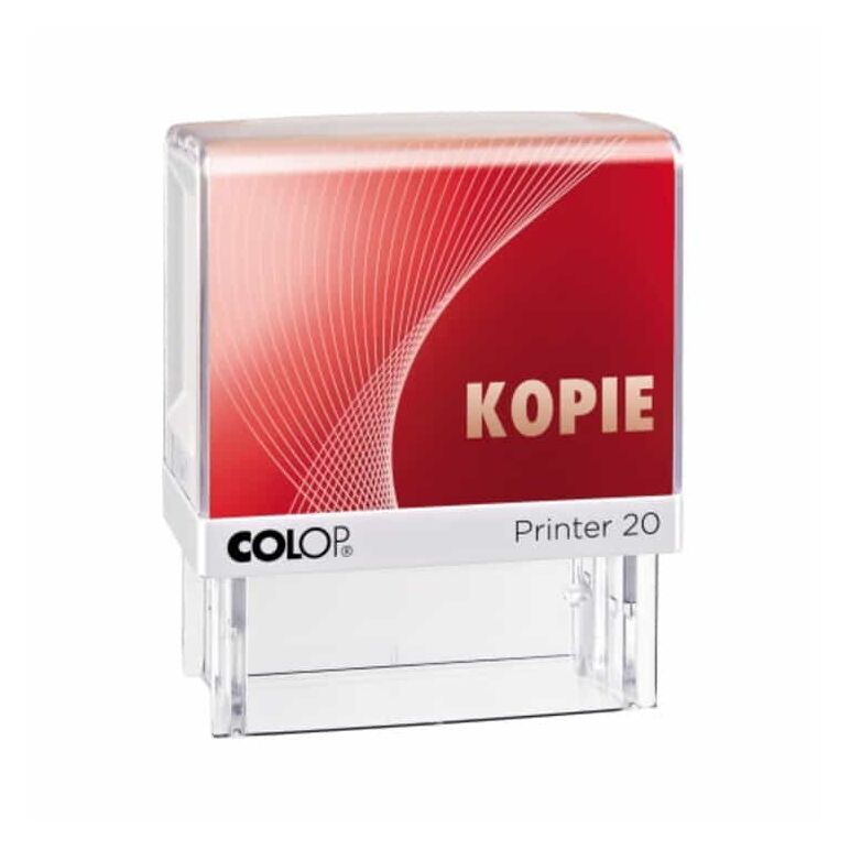 COLOP Textstempel Printer 20 KOPIE 100671 38mm Kunststoff rt, image 