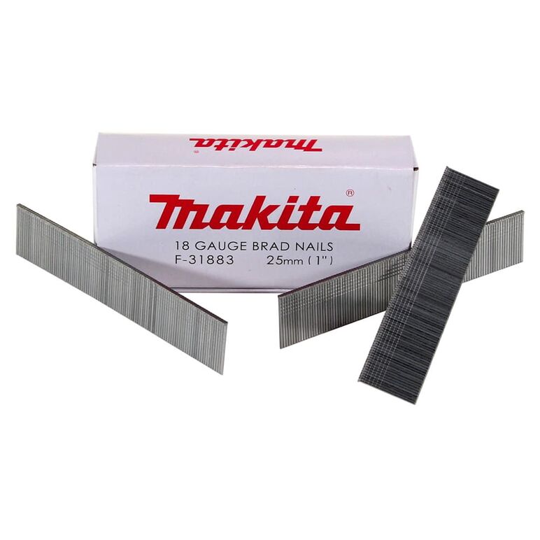 Makita Stauchkopfnagel Brads 25mm 5000 Stück galvanisiert ( F-31883 ) für Makita Nagler DBN500/AF505/AF506, image 