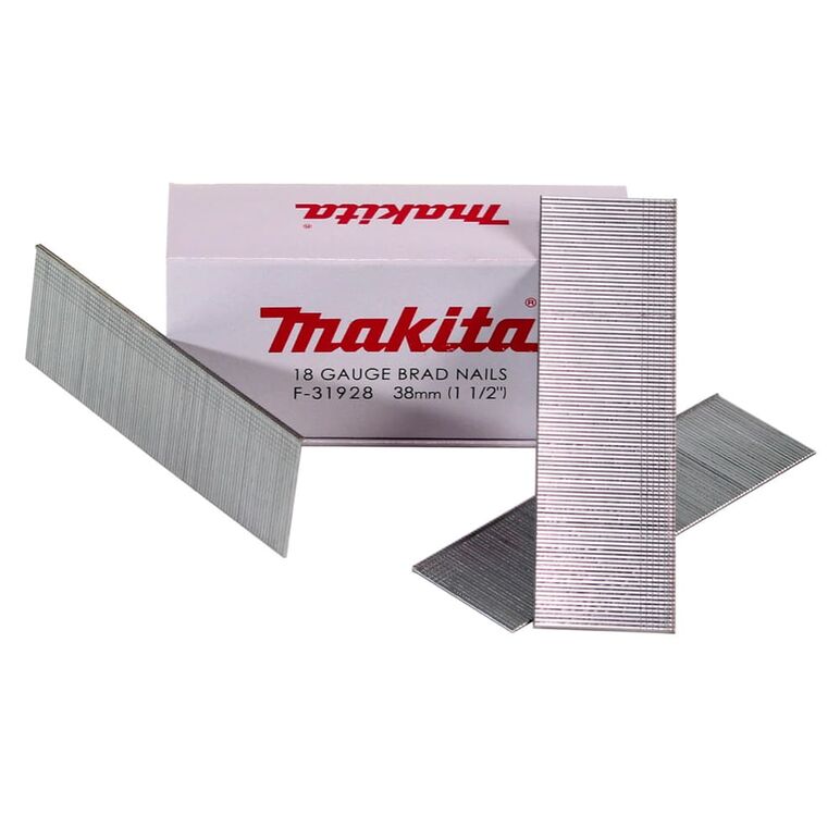 Makita Stauchkopfnagel Brads 38mm 5000 Stück galvanisiert ( F-31928 ) für Makita Nagler DBN500/AF505/AF506, image 