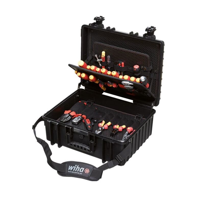 Wiha Werkzeug Set Elektriker Competence XL gemischt 80-tlg. in Koffer, image 