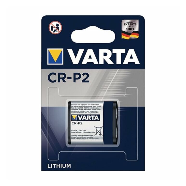 Varta Batterie Prof.Lithium 6 V CRP2 1450 mAh CR-P2 6204 1 St./Bl., image 
