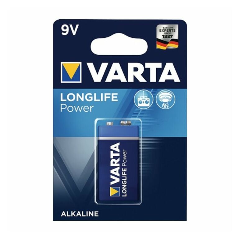 Varta Batterie High Energy 9V E-Block 550mAh V-ALK04922, image 