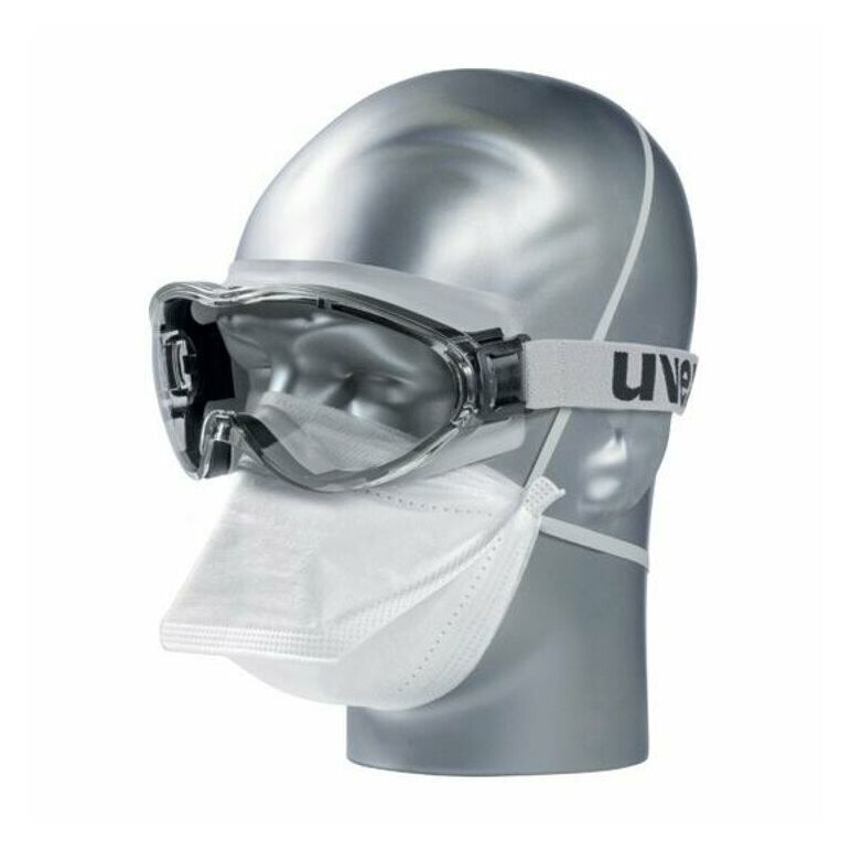 Uvex Vollsichtbrille ultrasonic, UV400 farblos supravision excellence schw/grau, image _ab__is.image_number.default