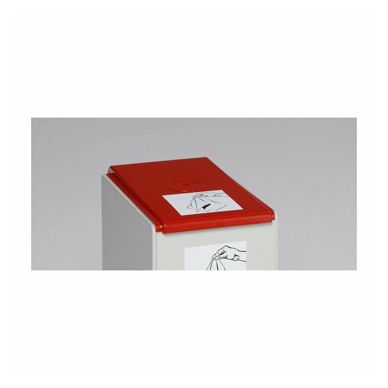 VAR Deckel für Kunststoffcontainer 40 l rot, image 