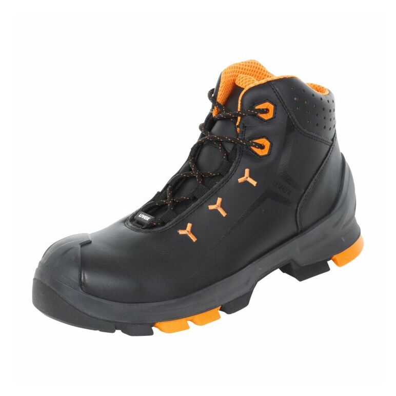 Uvex Schnürstiefel schwarz/orange uvex 2, S3, EU-Schuhgröße: 42, image 