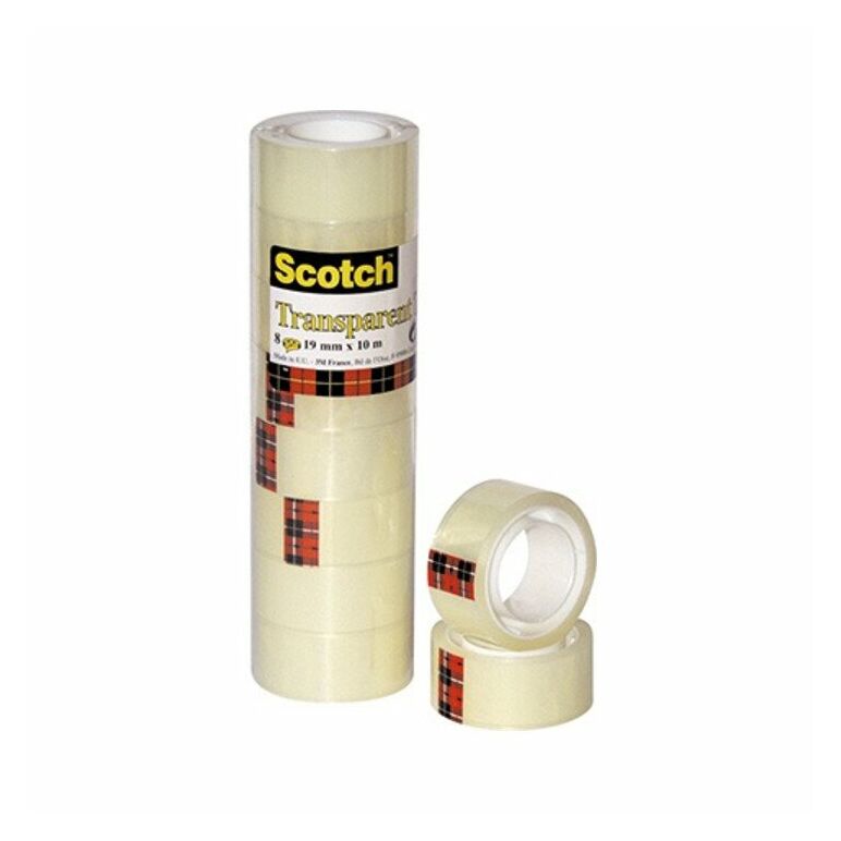 Scotch Klebefilm 550 5501910 19mmx10m transparent 8 St./Pack., image 