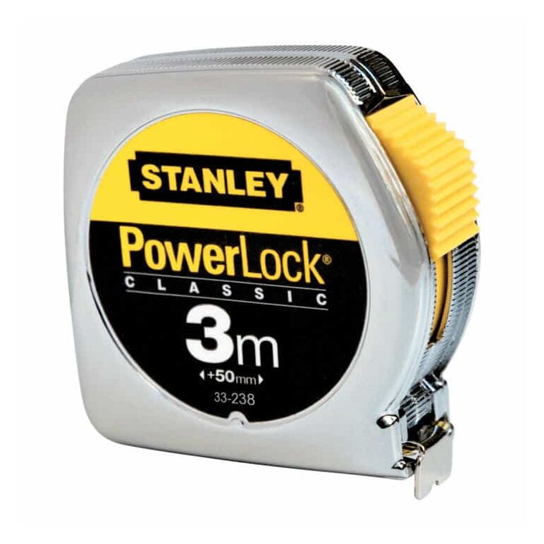 Stanley Bandmass Powerlock (Metallgehäuse) 3 m, image 