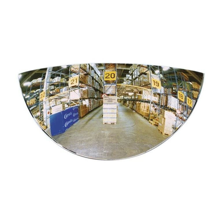 SPL Gabelstaplerspiegel f hinten B258xT39xH128mm ca.180 Grad Blickwinke m.Halterung, image 