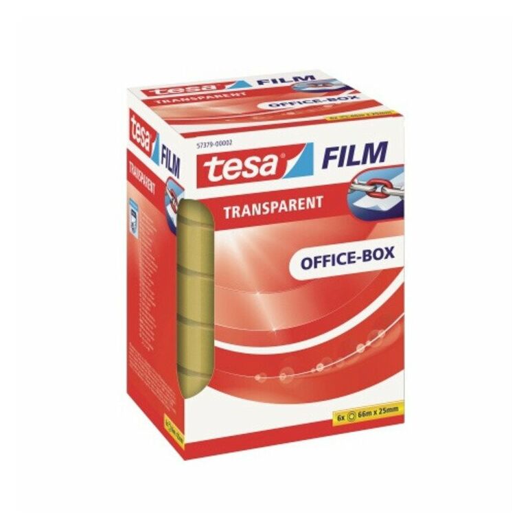 tesa Klebefilm tesafilm OfficeBox 57379-00002 transparent 6 St./Pack, image 