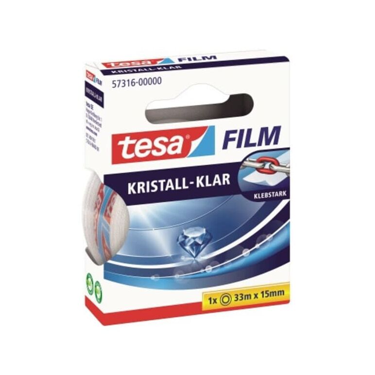 Tesa-Film 33m:15mm 57316 kristall-Klar, image 