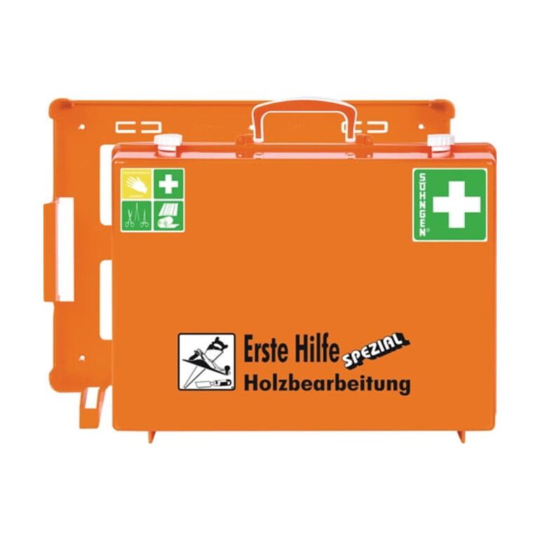 Söhngen Erste-Hilfe-Koffer Holzbearb. DIN13157 plus Erw. 400x300x150mm, image 