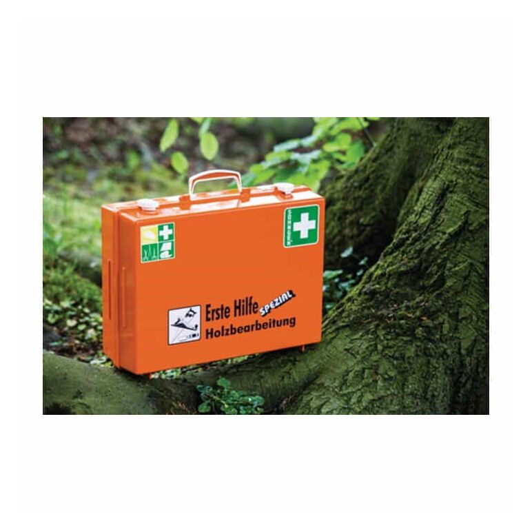 Söhngen Erste-Hilfe-Koffer Holzbearb. DIN13157 plus Erw. 400x300x150mm, image _ab__is.image_number.default