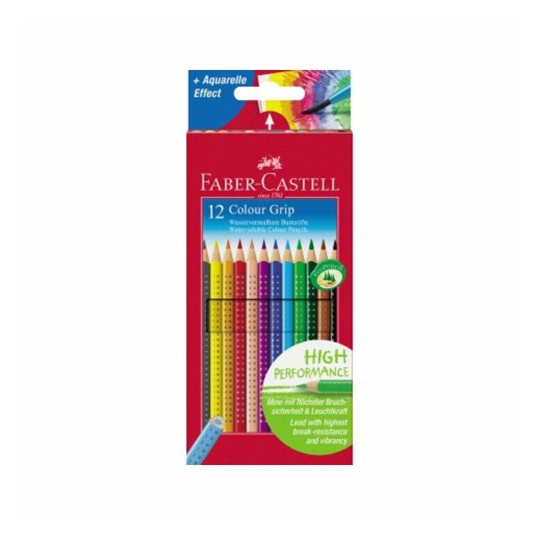 Faber-Castell Farbstift Colour GRIP 112412 farbig 12 St./Pack., image 