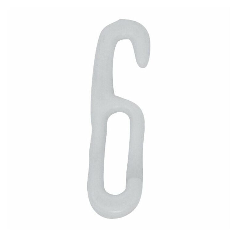 Schake Hakenglied Kunststoff 6mm Weiß 10 Stück, image 