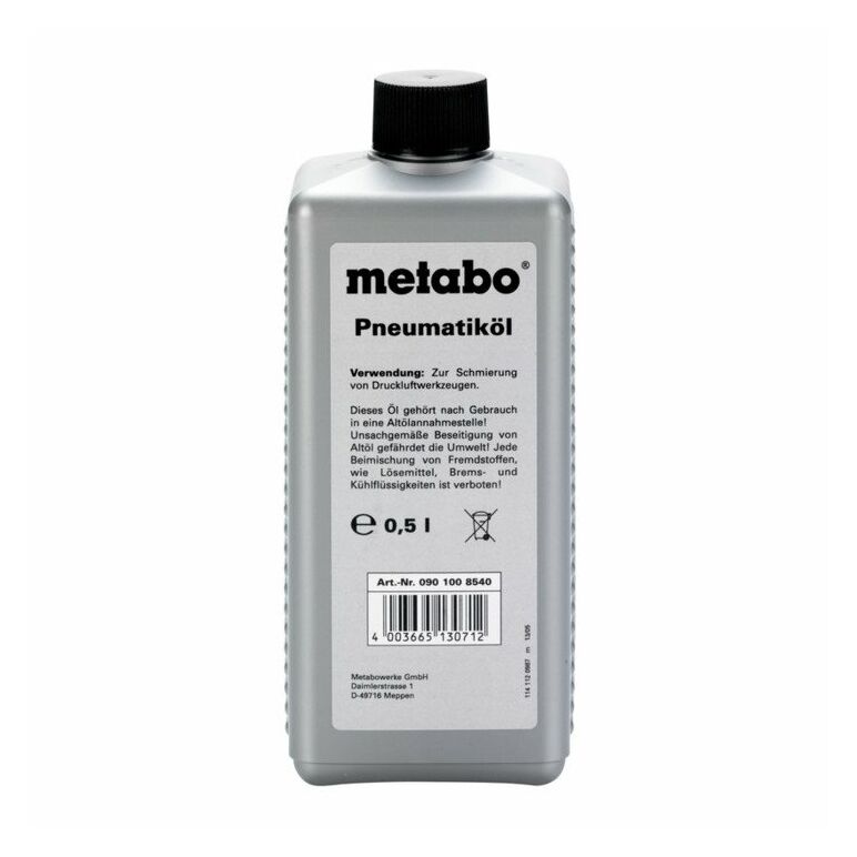 Metabo Spezialöl 0,5 Liter für Druckluftwerkzeuge, image 