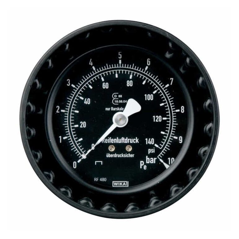 METABO  Manometer Ø 80 mm mit Schutzkappe (1-10 bar) für RF 48, image 
