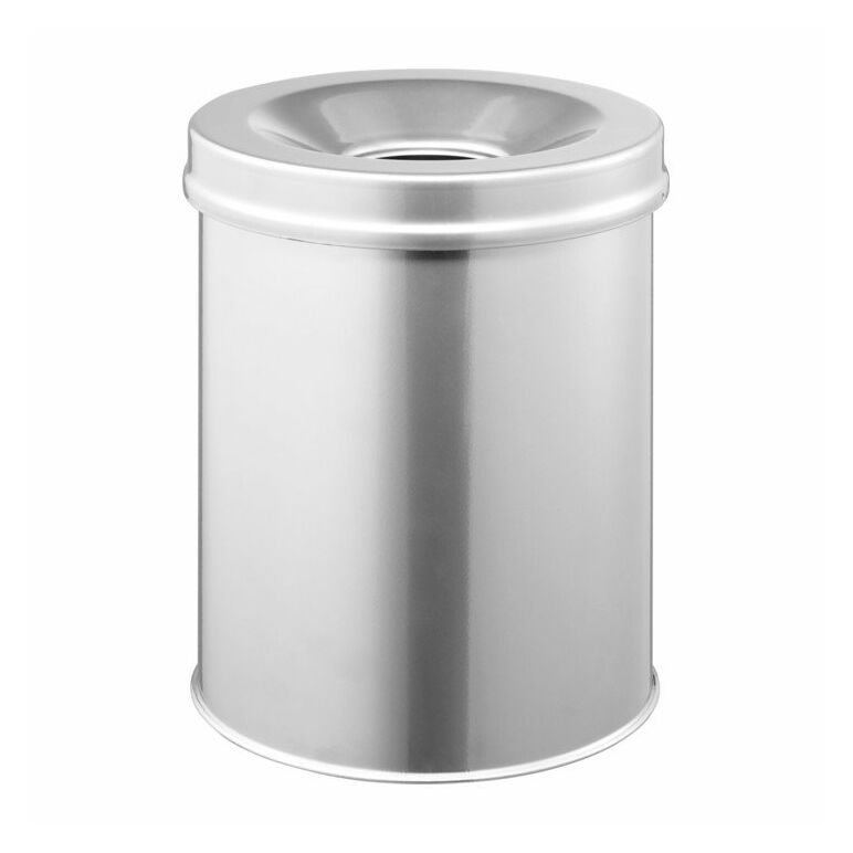 Durable Papierkorb safe rund Silber 15l, image 