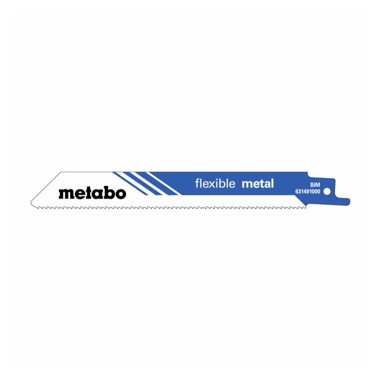 Metabo 100 Säbelsägeblätter "flexible metal" 150 x 0,9 mm, BiM, 1,8 mm/ 14 TPI, image 