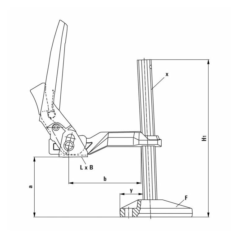 Bessey Maschinentischspanner BS 200/100, image _ab__is.image_number.default