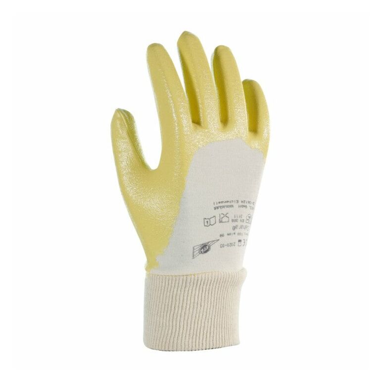 KCL Handschuhe Sahara 100 Gr.8 gelb BW-Trikot m.Nitril EN 388 Kat.II, image 