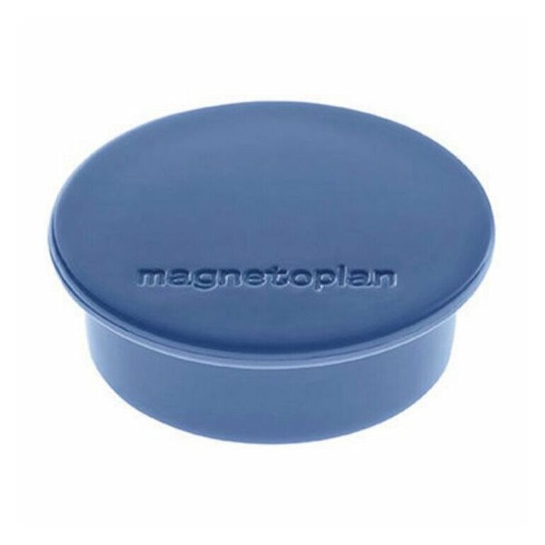 Magnetoplan Magnet Discofix Color, 10 Stück, Haftkraft ca. 2,2 kg, blau, image 