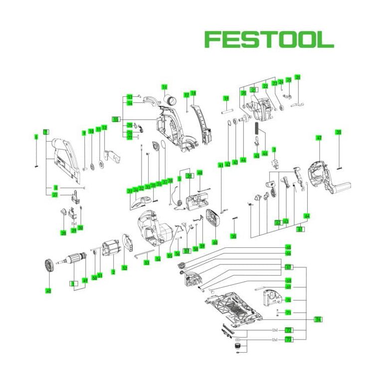 Festool Einlage SYS - RAP 150 FE Set Plus 496491, image 