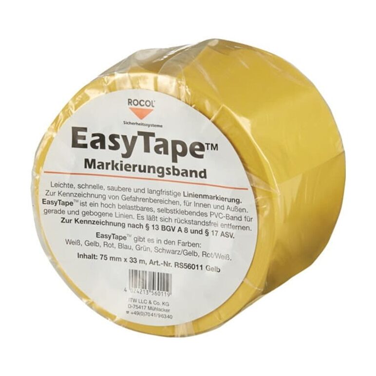 Bodenmarkierungsband Easy Tape PVC gelb L.33m B.75mm Rl.ROCOL, image _ab__is.image_number.default