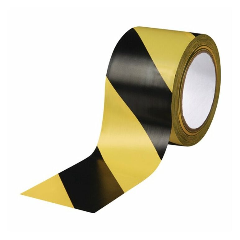 Bodenmarkierungsband Easy Tape PVC schwarz/gelb L.33m B.75mm Rl.ROCOL, image 