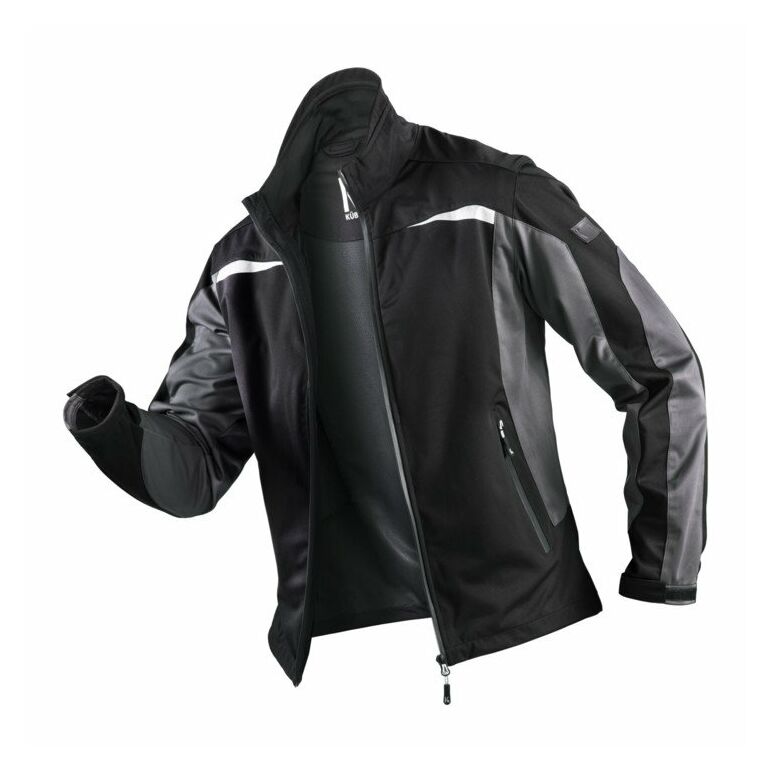 Kübler Wetter-Dress Ultrashell Jacke 1141 schwarz/anthrazit Größe XS, image 