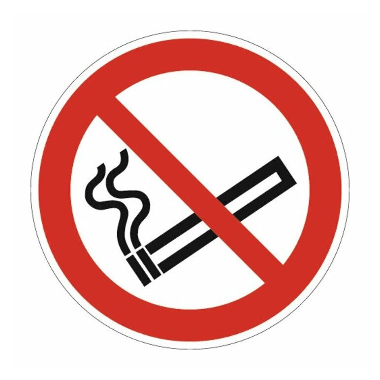 Verbotszeichen ASR A1.3/DIN EN ISO 7010 Rauchen verboten Folie, image 