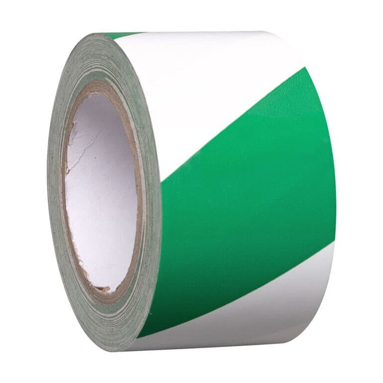 Moravia Bodenmarkierungsband PROline-tape grün/weiss selbstklebend 75 mm x 33 m, image 