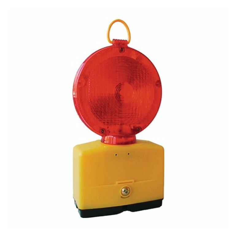 Nissen Baustellenwarnleuchte Nitra LED rot Leuchtenkopf drehb., image 