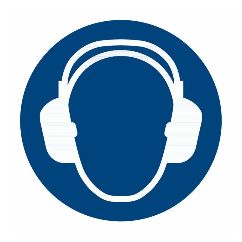 Gebotszeichen Gehörschutz benutzen, Typ: 02200, image 