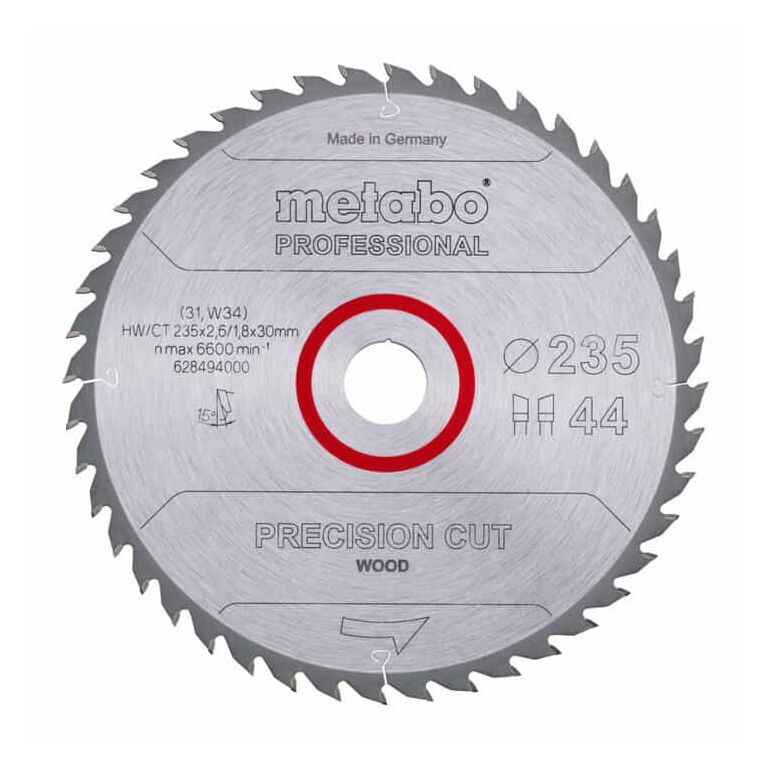 Metabo Sägeblatt "multi cut - professional", 235x2,4/1,8x30, Z60 FZ/TZ 5°, image 