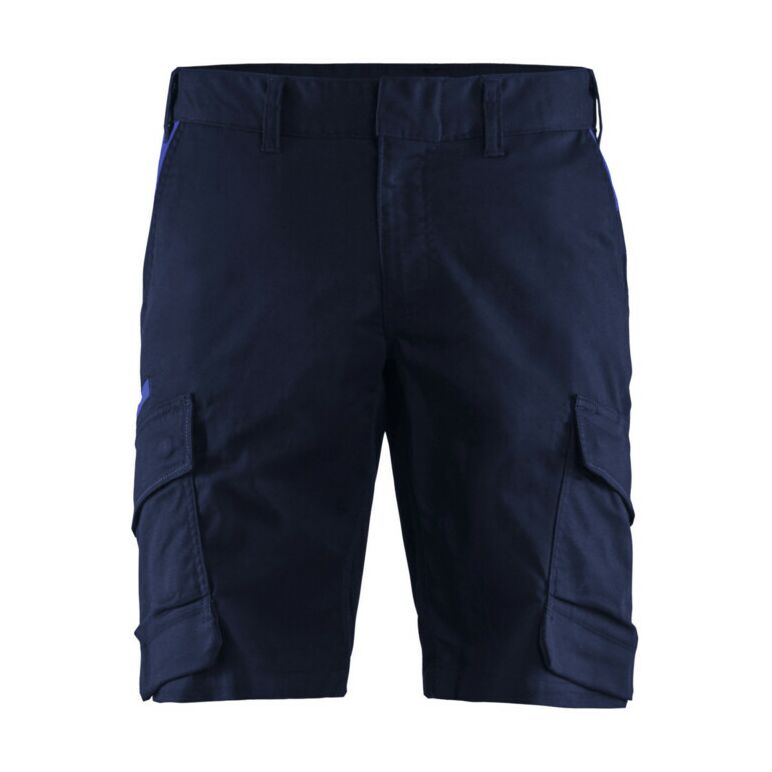 Blakläder Shorts Industrie Stretch, marineblau / kornblau, Konfektionsgröße 58, image 