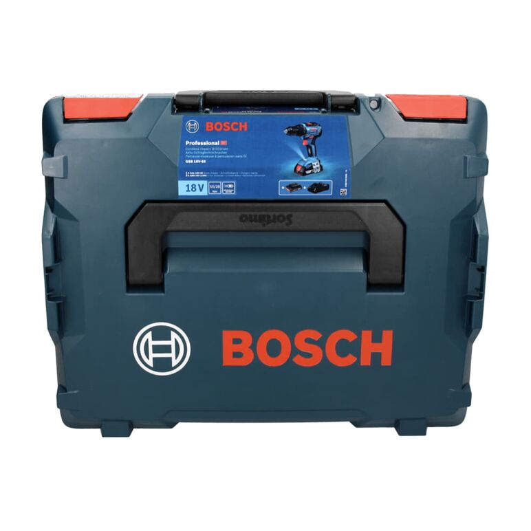 Bosch GSB 18V-55 Professional Akku Bohrschrauber 18 V 55 Nm Brushless + 2x Akku 2,0 Ah + Ladegerät + L-Boxx ( 06019H5370 ), image _ab__is.image_number.default