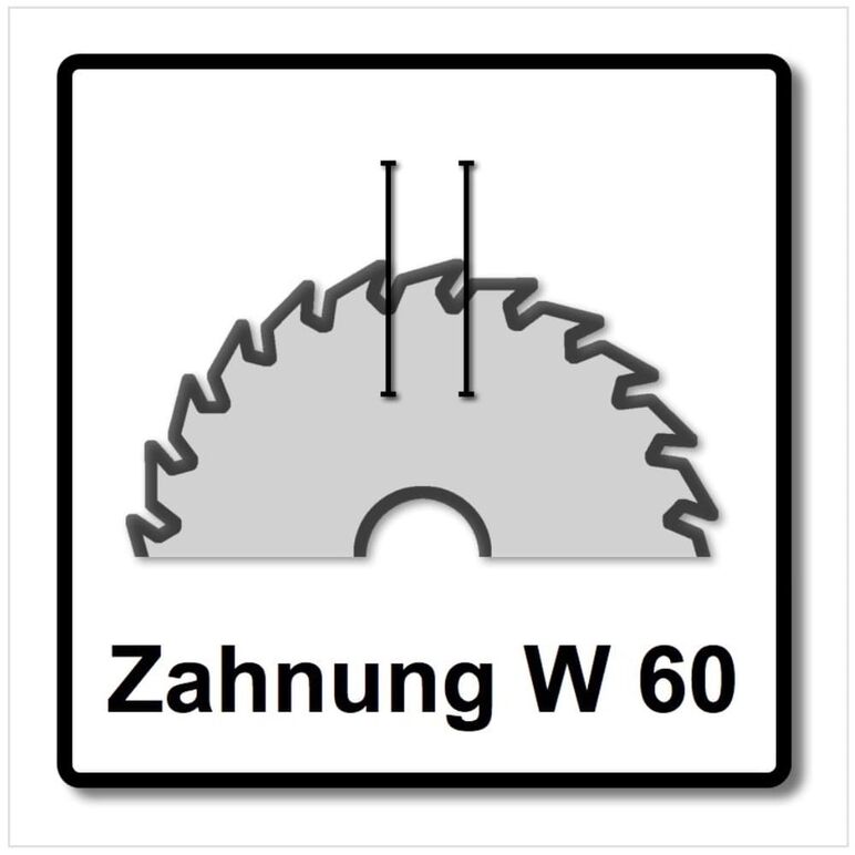 Festool Feinzahn Kreissägeblatt HW 216 x 30 x 2,3 mm W60 216 mm 60 Zähne ( 500125 ), image _ab__is.image_number.default